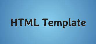 html template